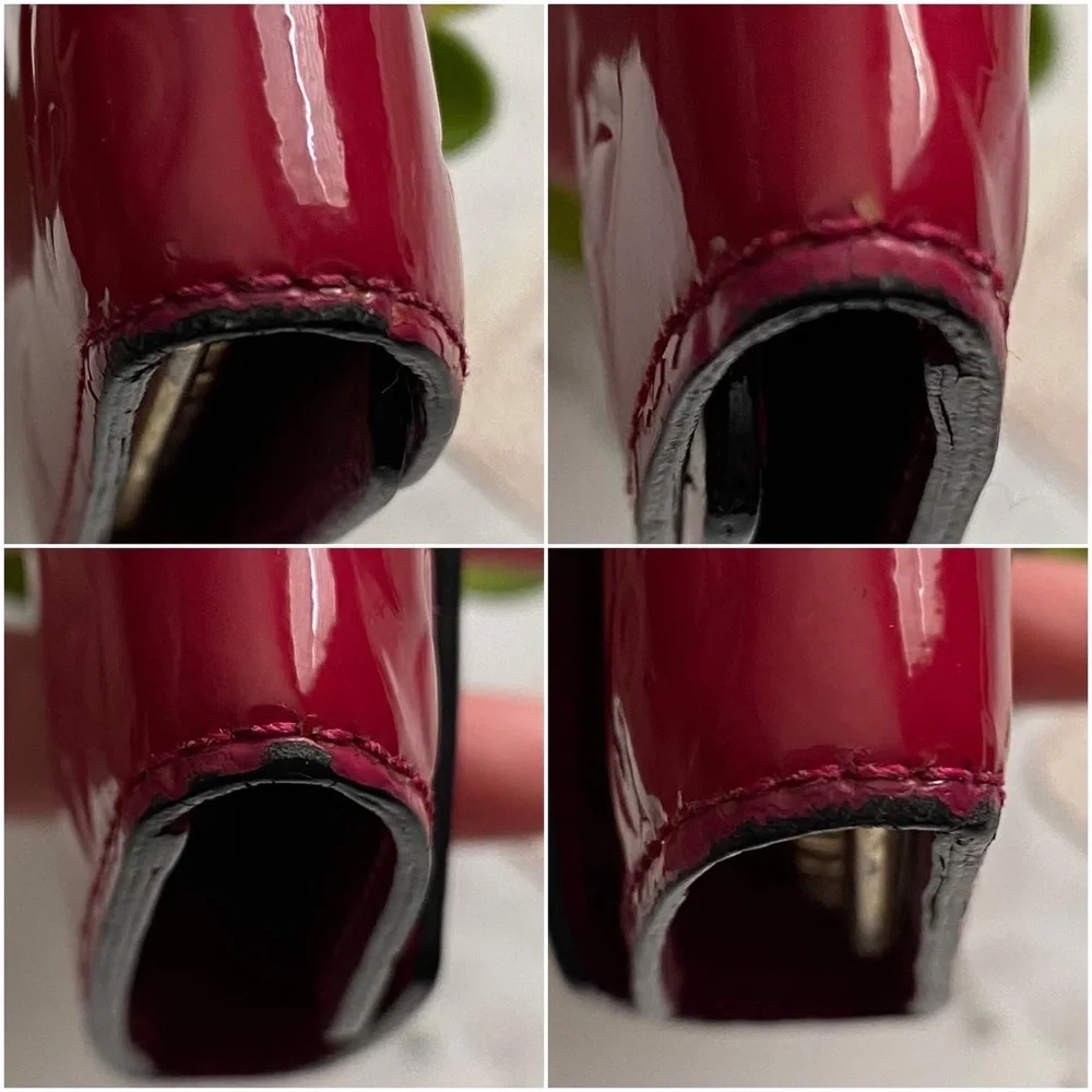 ❌SOLD❌ Louis Vuitton 6 Key Holder - Vernis Leather (Fuchsia/Red?) - Picture 6 of 9